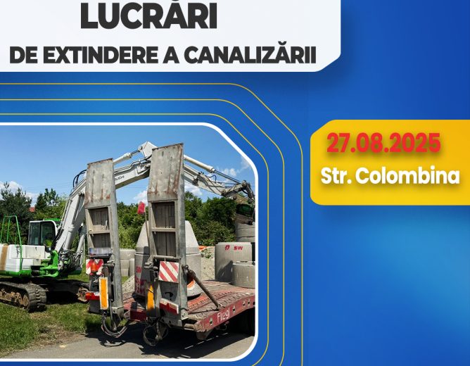 Lucrări de canalizare