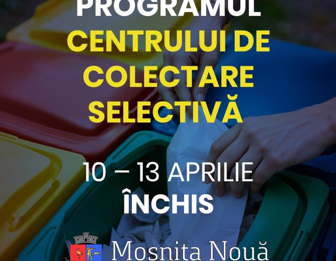 Programul Centrului de colectare selectivă